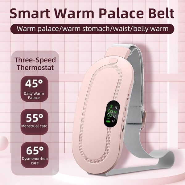 Portable Menstrual Heating Cramp Pad Belt for Women – Electric Period Pain Relief Massager