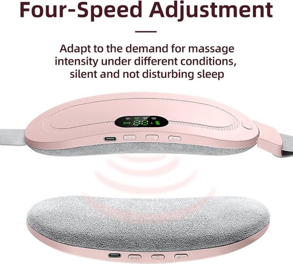 Portable Menstrual Heating Cramp Pad Belt for Women – Electric Period Pain Relief Massager