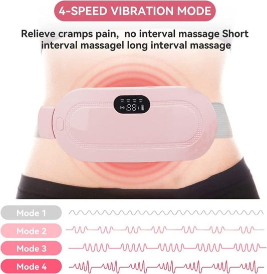 Portable Menstrual Heating Cramp Pad Belt for Women – Electric Period Pain Relief Massager
