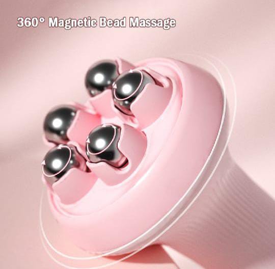 360° Roller Manual Hand Massager – Handheld Massage Ball for Neck, Back, Shoulder, Leg & Foot (Random Color)