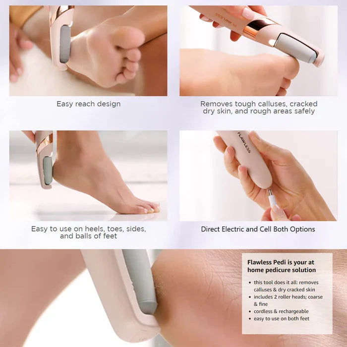 Electric Foot File Grinder – USB Foot Pedicure Callus & Dead Skin Remover