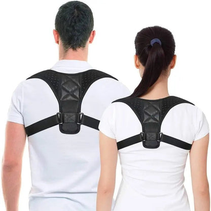 Adjustable Back Support Belt – Breathable Posture Corrector & Spine Support Brace