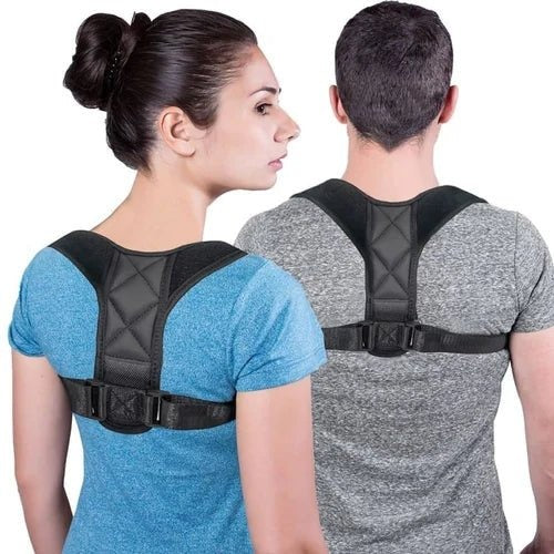 Adjustable Back Support Belt – Breathable Posture Corrector & Spine Support Brace