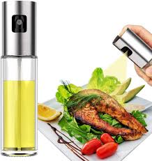 100ml Glass Oil Spray Bottle – Reusable Kitchen Oil Sprayer for Cooking, BBQ & Baking (Random Color)