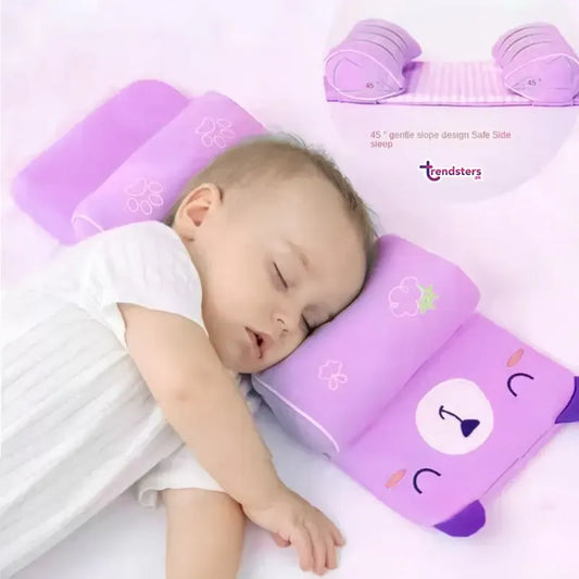 Adjustable Baby Sleeping Support Pillow – Anti-Roll Cushion & Infant Sleep Positioner (Random Color)