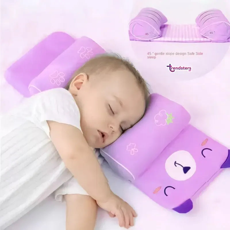 Adjustable Baby Sleeping Support Pillow – Anti-Roll Cushion & Infant Sleep Positioner (Random Color)