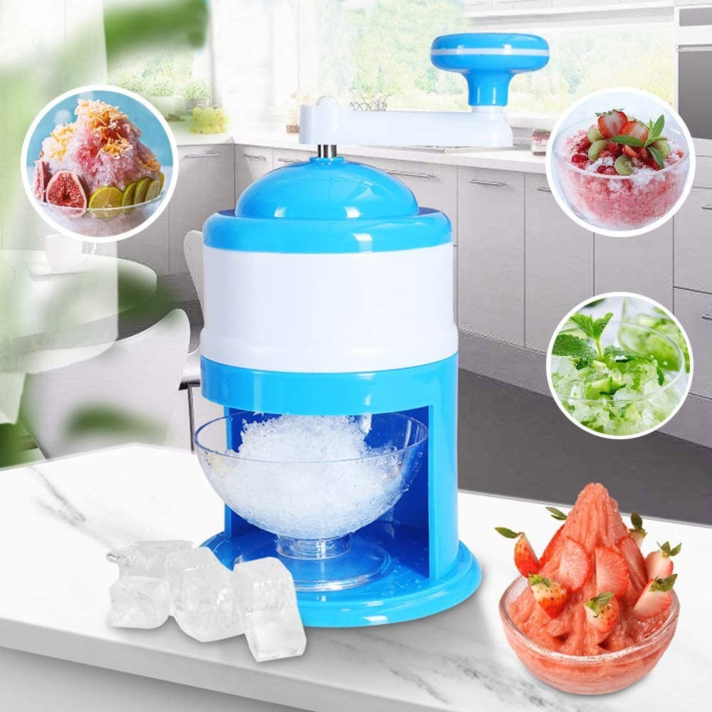 Manual Ice Crusher & Shaver Maker – Gola Ganda Ice Shaving Machine for Refreshing Summer Treats