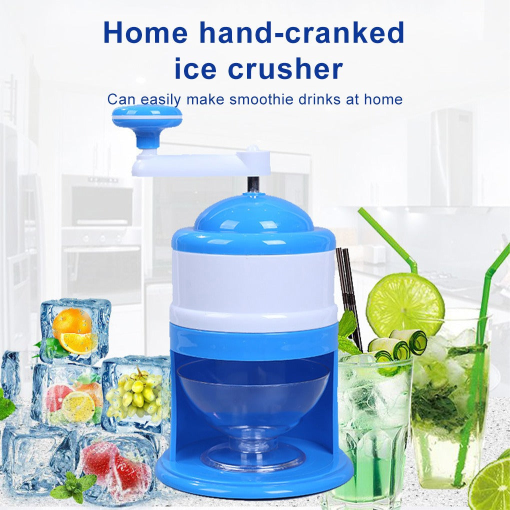 Manual Ice Crusher & Shaver Maker – Gola Ganda Ice Shaving Machine for Refreshing Summer Treats