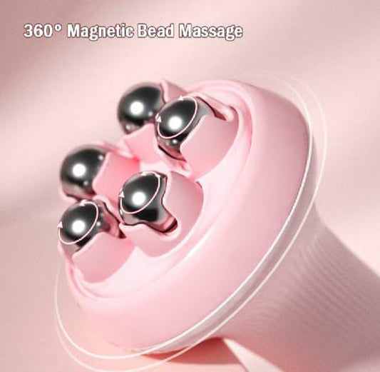 360° Roller Manual Hand Massager – Handheld Massage Ball for Neck, Back, Shoulder, Leg & Foot (Random Color)
