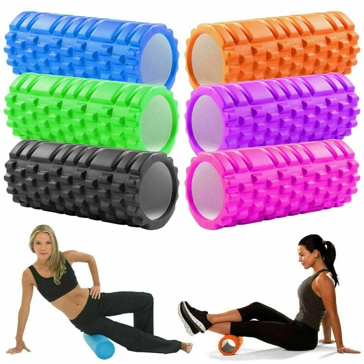 High-Density Foam Roller for Back Pain Relief