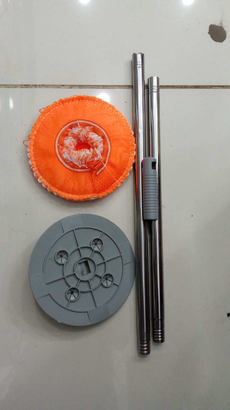 Extendable Telescopic Mop with Microfiber Cloth Head | Adjustable Floor Cleaning Mop